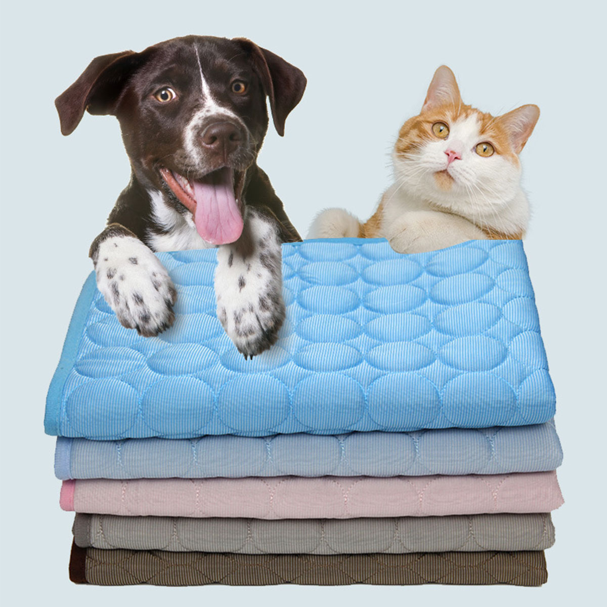 Calming Dog Bed - ペット用アイスシート 夏用 猫 犬 ソファ ネストベッド