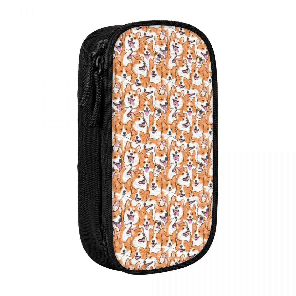 Pet X Supplies & Tack - カスタムかわいいかわいいペット犬コーギー鉛筆ケースガールズボーイズ大容量ペンバッグボックス学用品