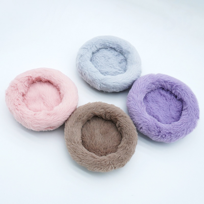 柔らかいペット用猫ベッドパッド、暖かいフェイクファー犬用落ち - Calming Dog Bed のレビューと価格