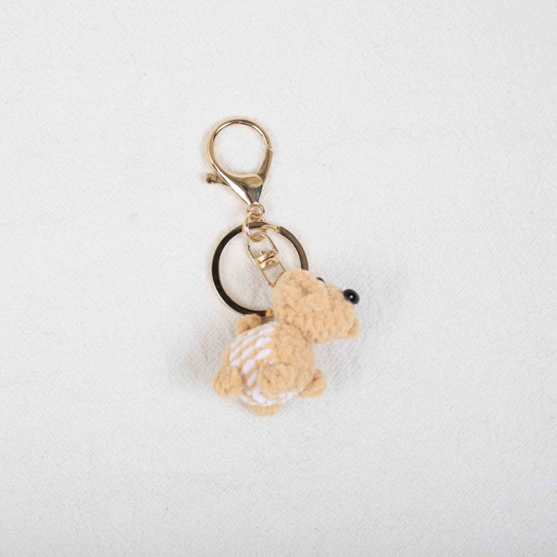 ミニパピーシリーズかぎ針編みキーホルダー、小さな犬のキーチェ - Pet Supplies Store のレビューと価格