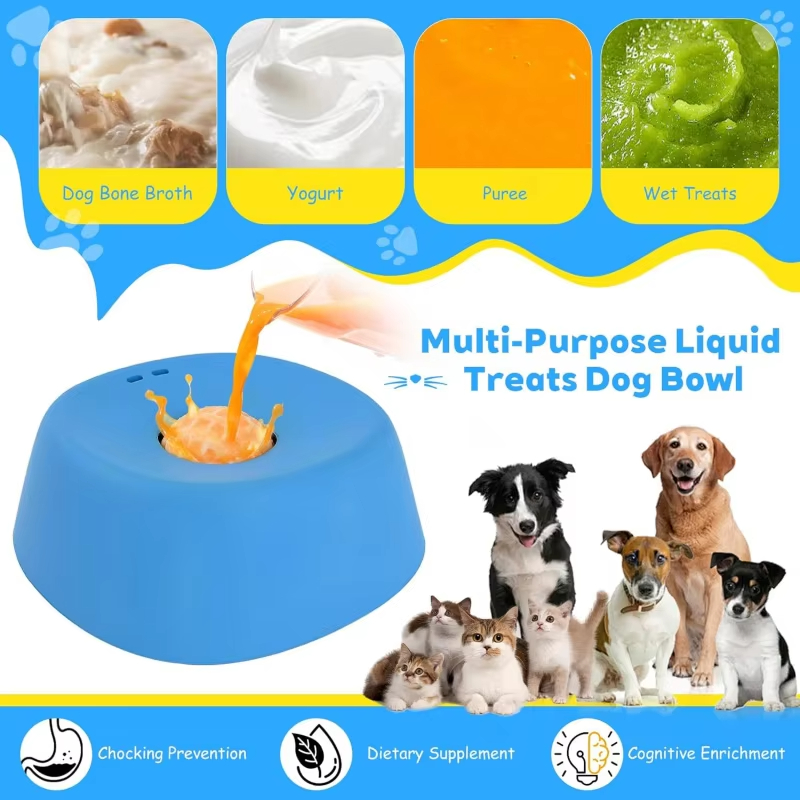 液体用スローフードボウル 滑り止めボール型ボーンスープ犬用舐 - Slow Feeder Dog Bowl のレビューと価格