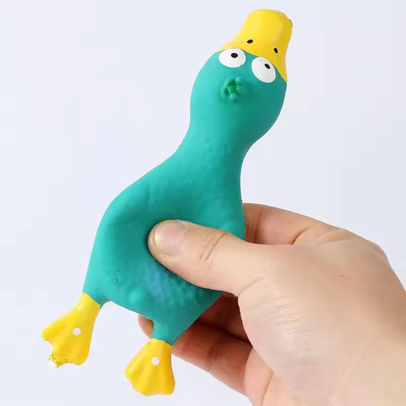 かわいい犬のきしむおもちゃ ラテックス 鶏の形 耐久性のある - Pet Supplies Co のレビューと価格