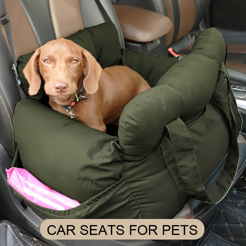 安全ベルト付き犬用カーシート - 小型犬用滑り止めペットカー - Calming Dog Bed のレビューと価格