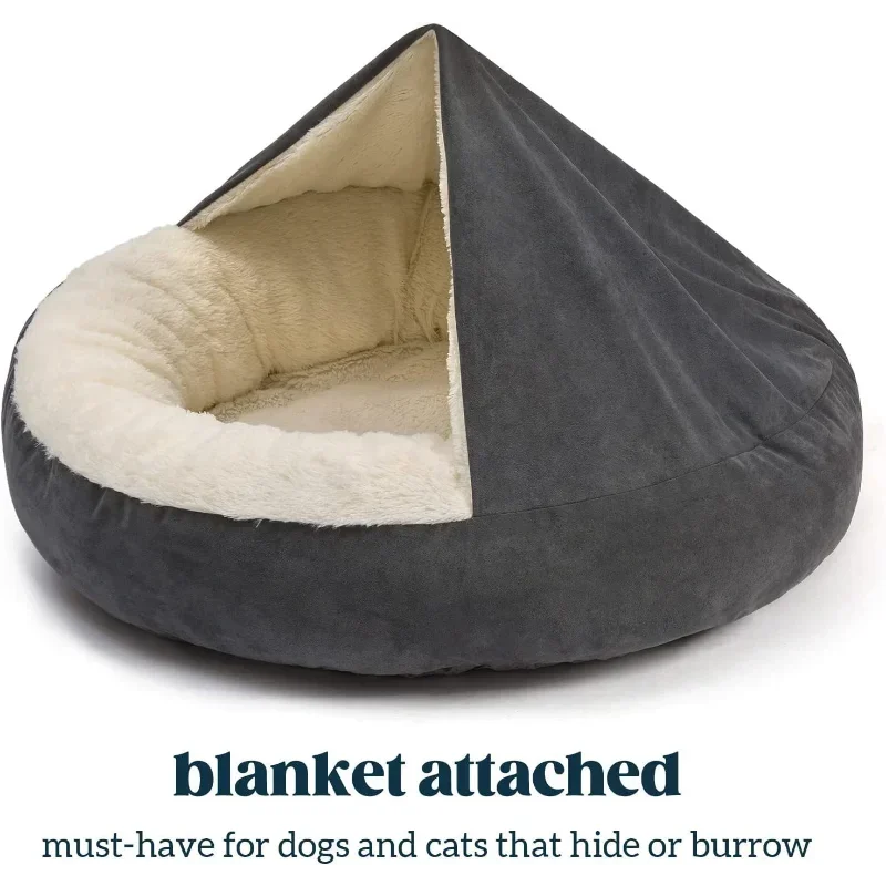ペット用の半閉じた犬のキネル,小型で中型のペット用の寝袋,子 - Calming Dog Bed のレビューと価格