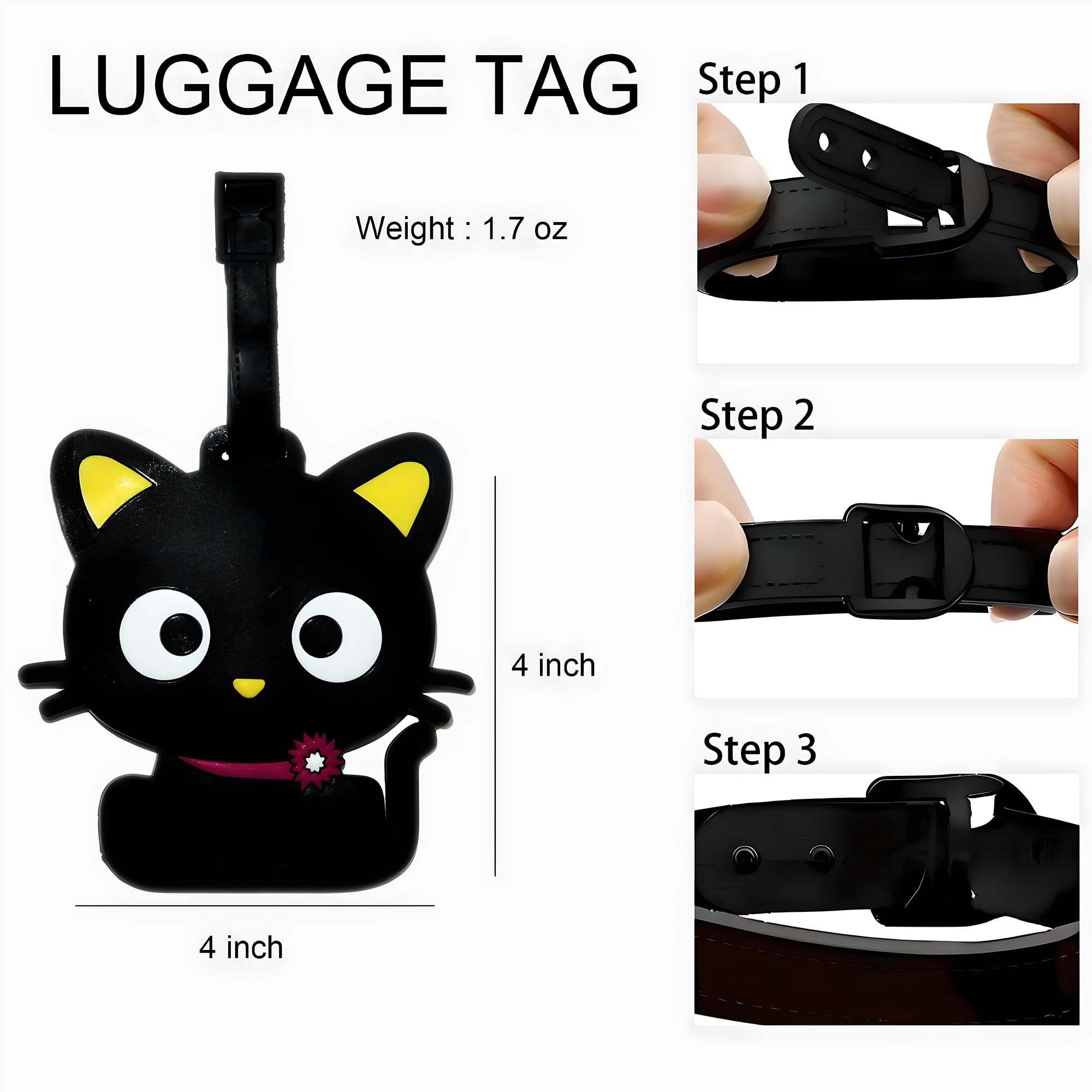 かわいい動物の荷物タグ旅行猫犬うんち恐竜スーツケースIDアド - Pet Supplies Store のレビューと価格