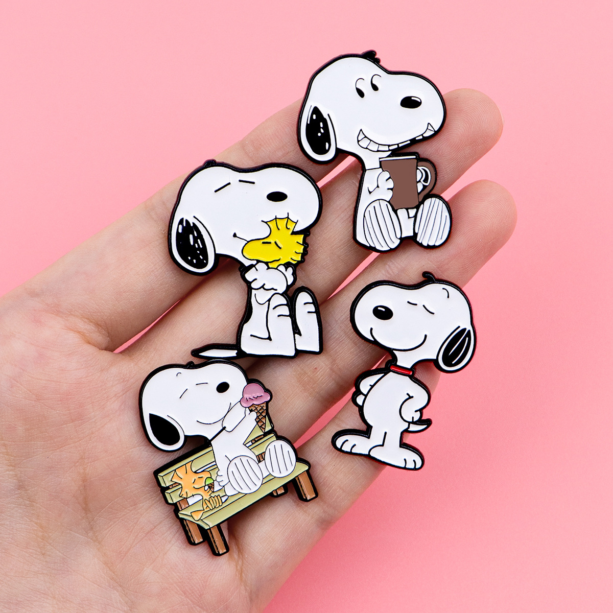 エナメルピン漫画犬ラペルピンバッジバックパック衣類アクセサリ - Pet Supplies Store のレビューと価格