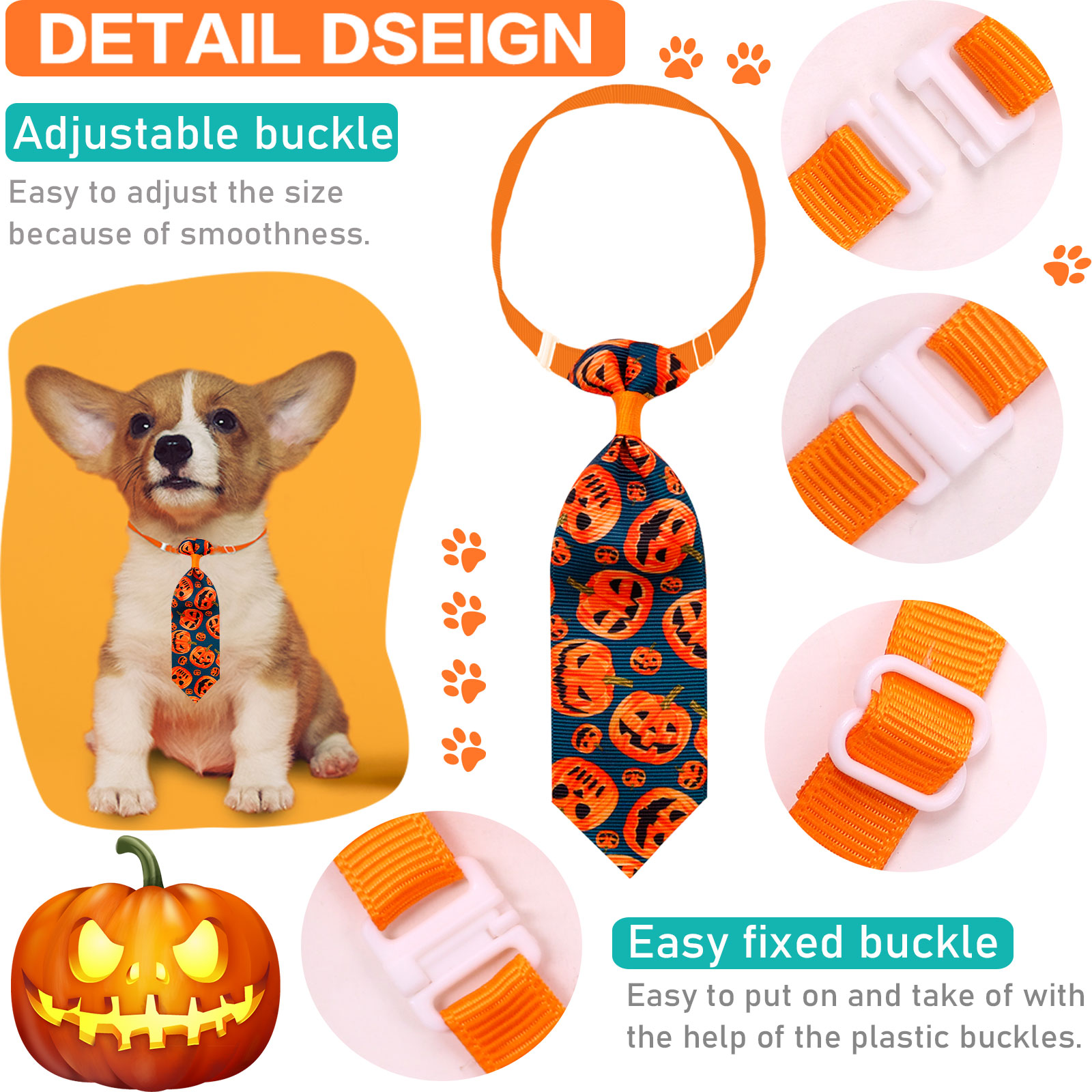 50/100個ハロウィン犬グルーミング用品頭蓋骨小型犬ネクタ - Pet Supplies Co のレビューと価格