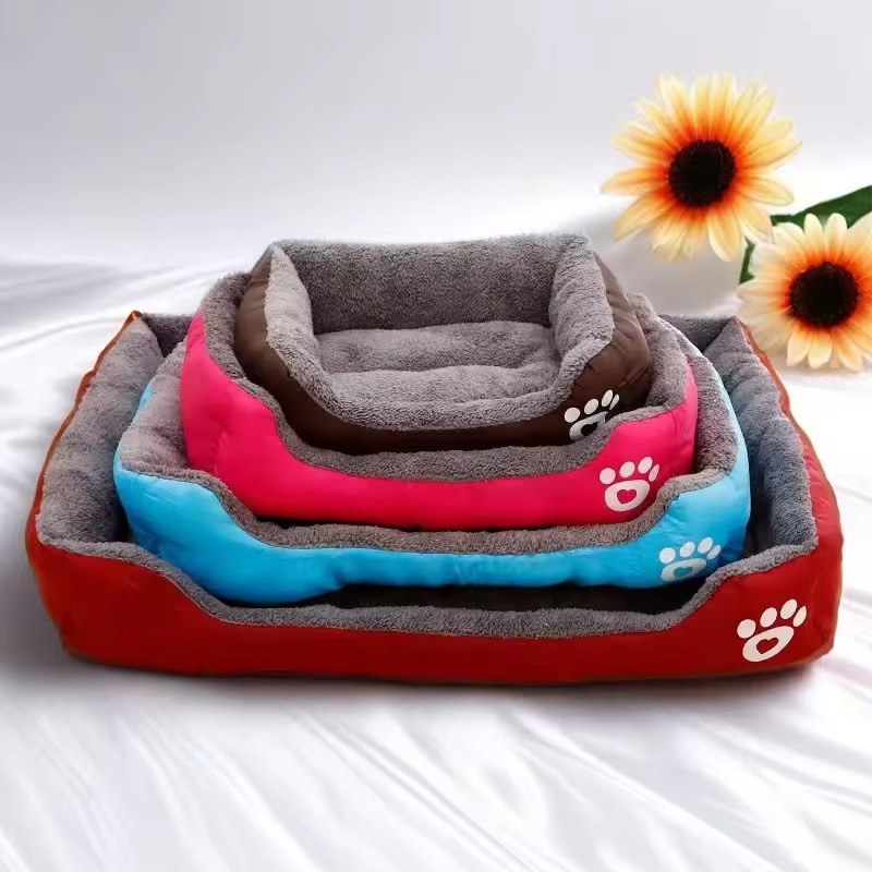 小型犬や猫のための柔らかいプラッシュクッションベッド、子犬や - Calming Dog Bed のレビューと価格