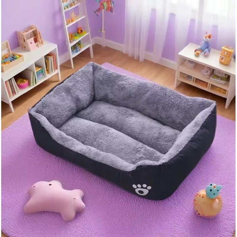 小型犬や猫のための柔らかいプラッシュクッションベッド、子犬や - Calming Dog Bed のレビューと価格