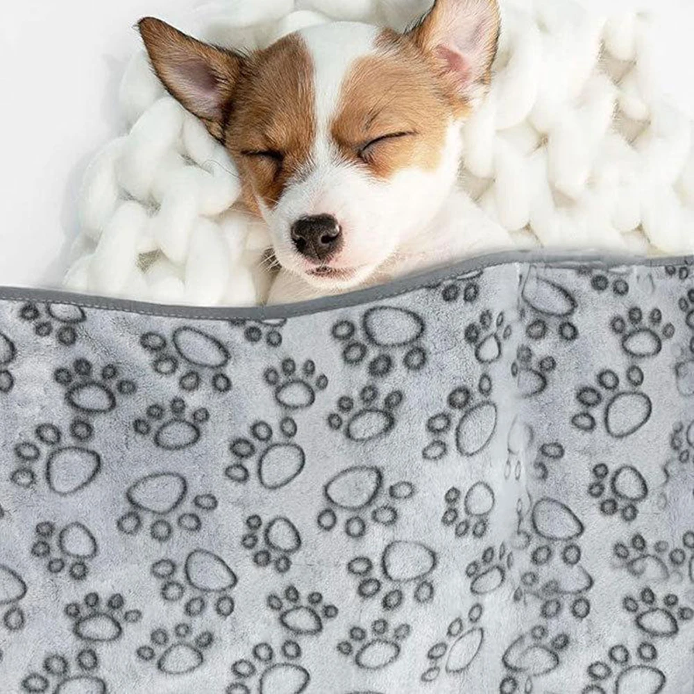 冬用ソフトドッグブランケット 洗える、室内猫用マット 大型犬 - Calming Dog Bed のレビューと価格