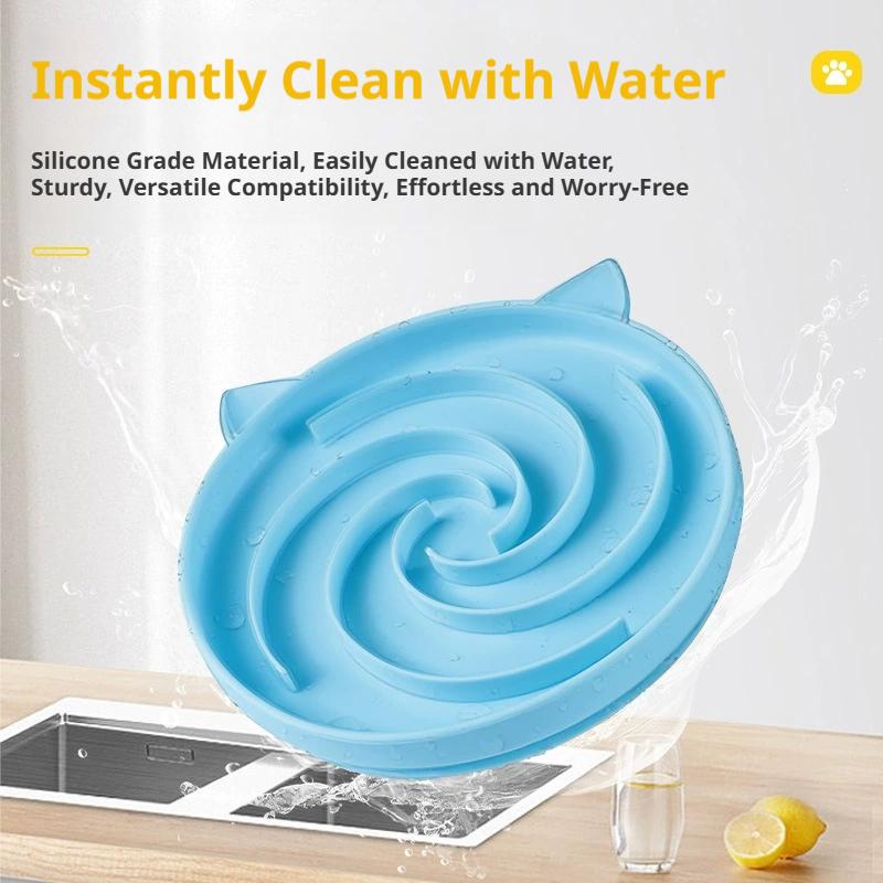 かわいいペット用スローフィーダーボウル、嘔吐防止と腸の保護、 - Slow Feeder Dog Bowl のレビューと価格