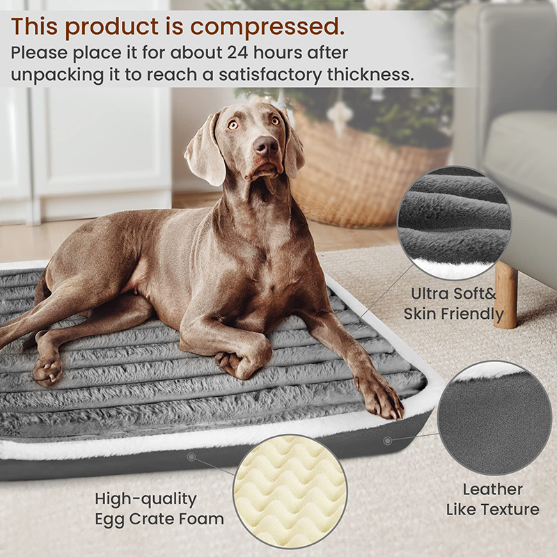 Benepaw ソフト整形外科犬ベッド洗える滑り止め卵箱泡犬 - Calming Dog Bed のレビューと価格
