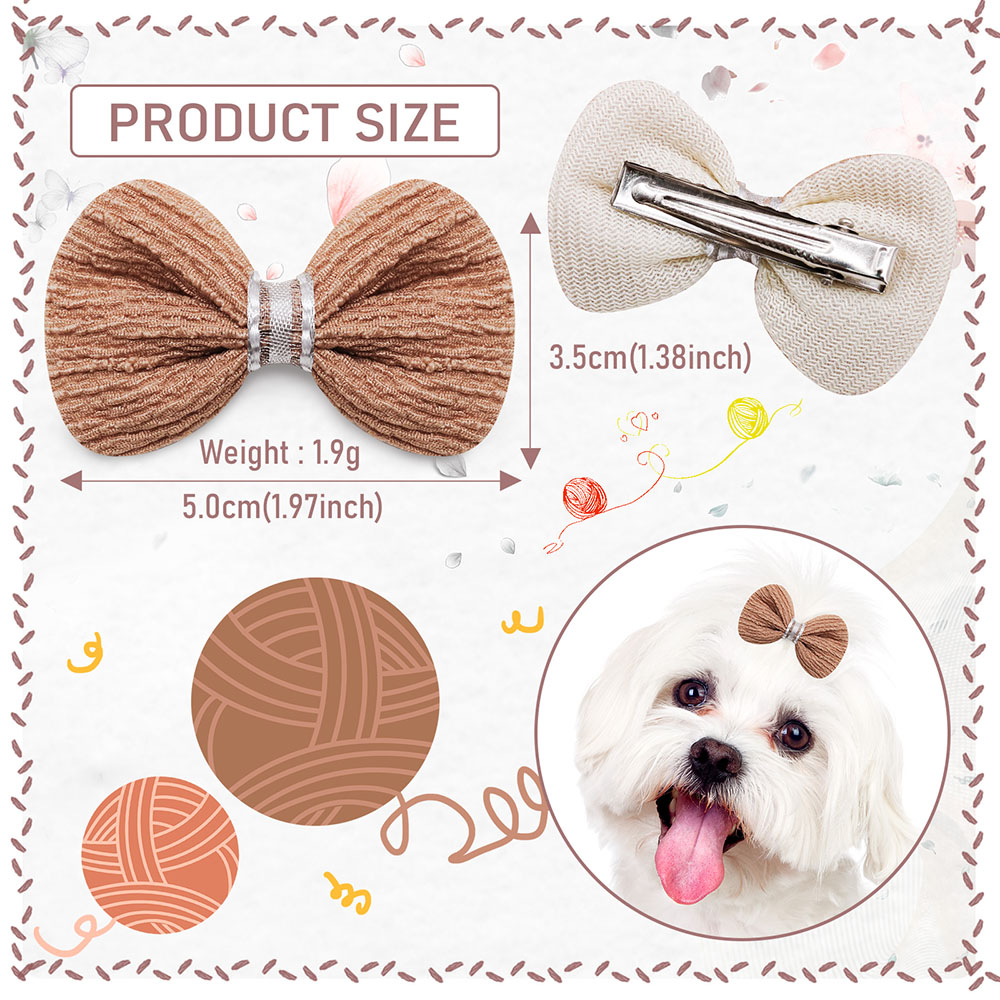30 個 Handmake ペット猫犬弓ヘアピンかわいいヘア - Pet Supplies Co のレビューと価格