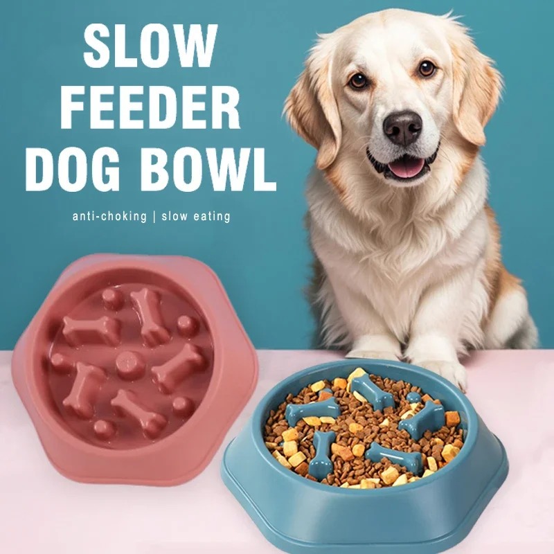 1個入りスローフィーダー犬用ボウル、窒息防止子犬用フードボウ - Slow Feeder Dog Bowl のレビューと価格